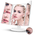 Beauty tools rotate vanity make up mirror popular led foldable mirror led makeup Mirror